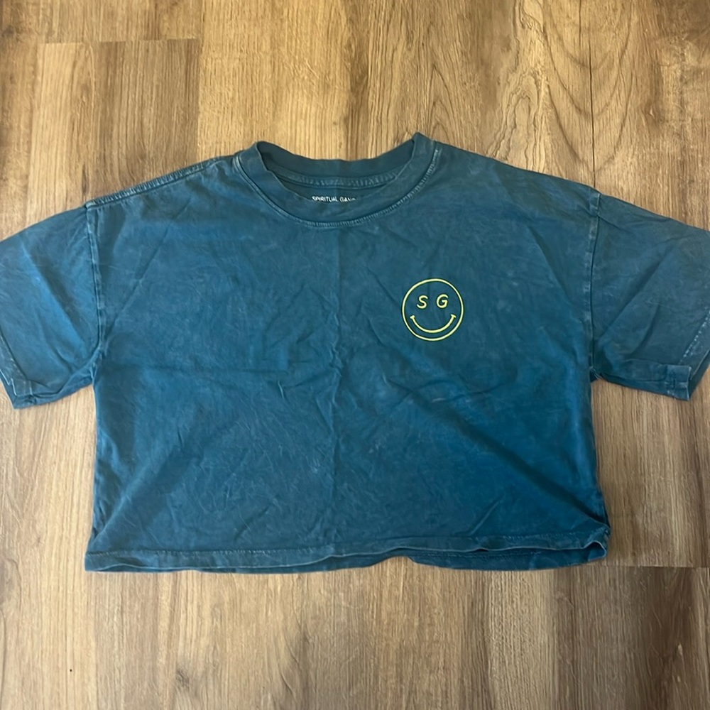 Spiritual gangster crop tshirt